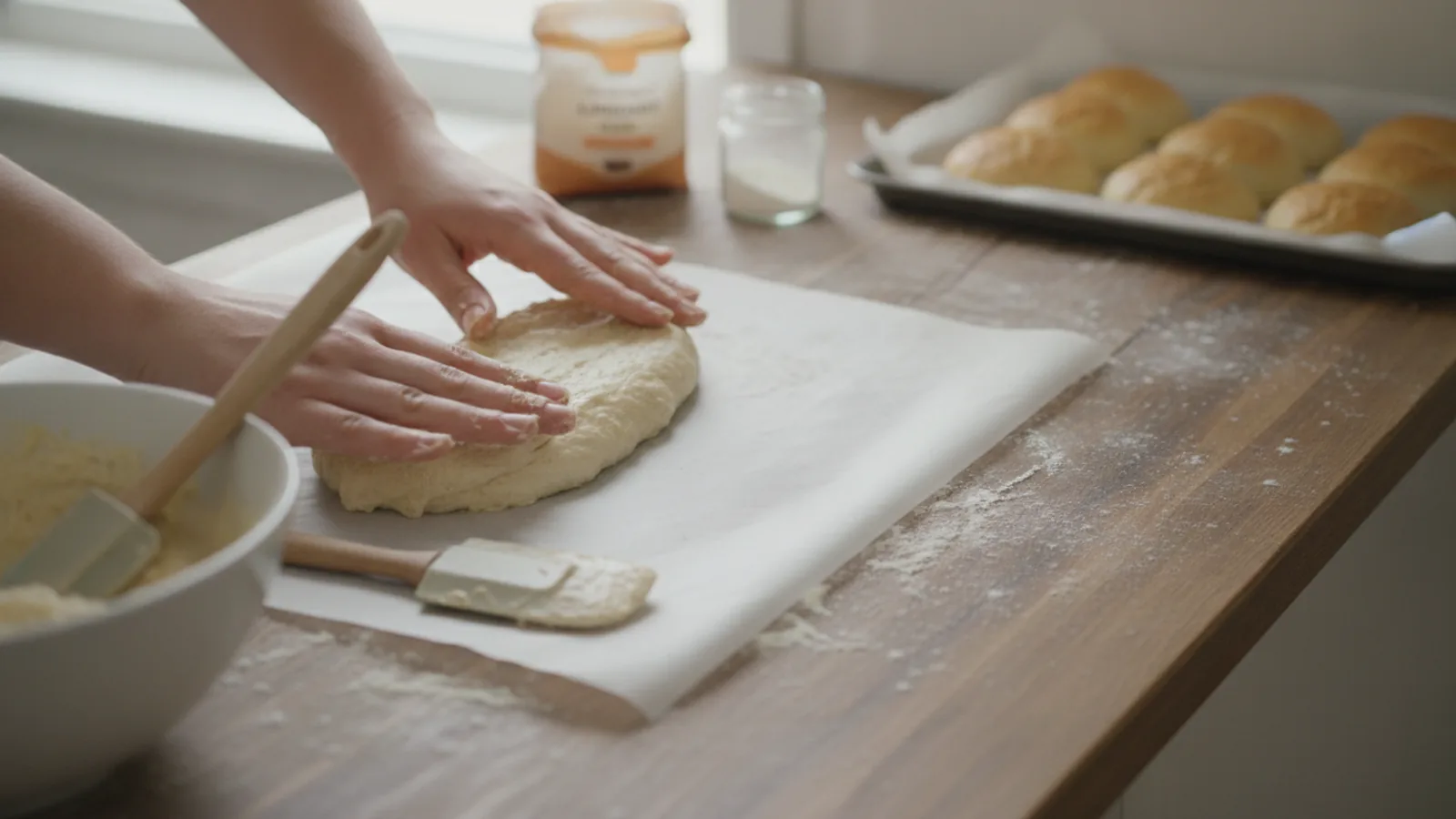 Choose Parchment For Sticky Low Carb Dough
