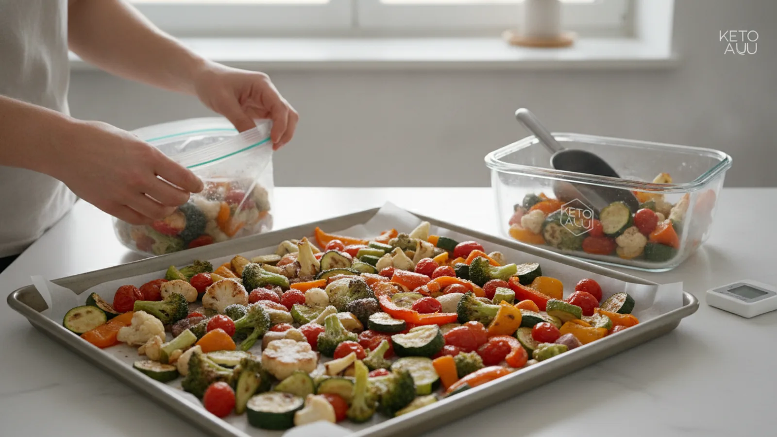 Freeze Roasted Vegetables Without Losing Texture